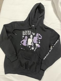 Guts World Tour Black Hoodie Jacket | Olivia Rodrigo