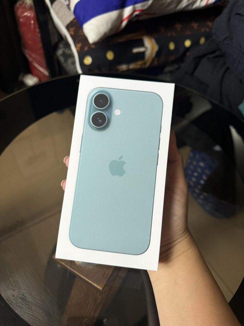 iPhone 16 128gb (Category: iPhone 16 Series) located in Manila. Submitted by camilleirlzd29 (Listing ID 1360732226, Image 1). Description: iPhone 16 128gb Teal 43K ONLY! Brand new sealed not yet activated NTC local variant zp/a 📌 QC.