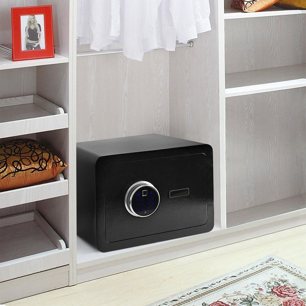 iSAFE™ Electronic Digital Fingerprint Safe lock panel (Category: Safe) located in Taguig. Submitted by costuless.taguig (Listing ID 1360309525, Image 3). Description: Item Code: SF-250FP BLK SALE PRICE: ₱3,999.00 Note: Price may change without prior notice. iSAFE Electronic Digital Fingerprint Safe lock panel ♡ Color: Black ♡ Size: H25 x W35 x D25cm ♡ Material: Steel ♡ Touchscreen & FINGERPRINT ♡ One-touch re-set button inside safe ♡ Time out per