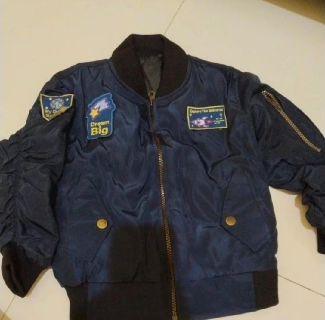 Jaket Bomber Anak Tebal/ Jaket Motor Anak, Bayi & Anak, Baju Anak Laki