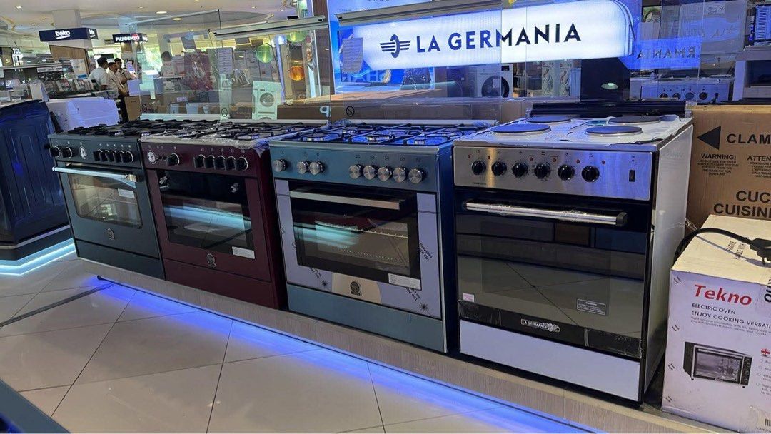 LA GERMANIA COOKING RANGE (Category: Cookers) located in Quezon City. Submitted by maryann.dimalanta (Listing ID 1360859940, Image 2). Description: LA GERMANIA COOKING RANGE Ams95l71cnn Srp 76,170 Cash 68,300 Am85c71cvi Srp 64,685 Cash 58,200 Tu85c61cx Srp 76,865 Cash 68,900 Tu85c71cx Srp 76,865 Cash 68,900 Fs603131xtr Srp 34,640 Cash 31,500 Fs603140xtr Srp 33,995 Cash 30,800 Fs604031xtr Srp 34,400 Cash 31,000 Fs604031btr Srp 32,640 Cash 29,600 F