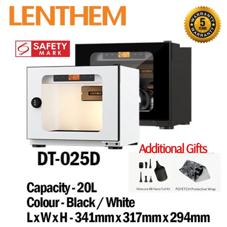 LENTHEM DTW-025D 20L Dry Cabinets ( Black / White )62863835422083110