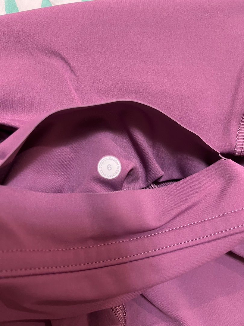 Lululemon 3/4 tights in plum colour (Category: Activewear) located in Makati City. Submitted by gapofa (Listing ID 1360854509, Image 3). Description: Light fabric great for this weather- unique colour.