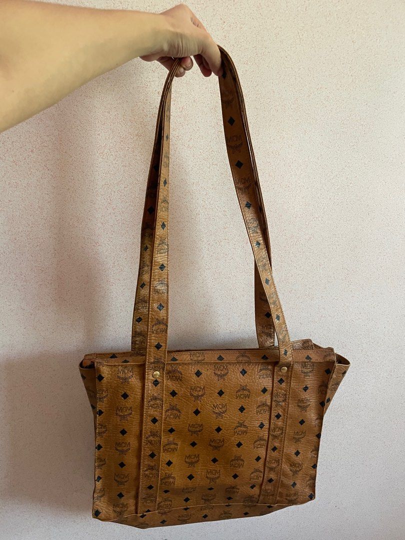 MCM Vintage 90s Monogram Shoulder Bag (Category: Shoulder Bags) located in Batangas. Submitted by declutter.btg.mnl (Listing ID 1360784992, Image 2). Description: Original from Japan Some tarnish on Hardware.