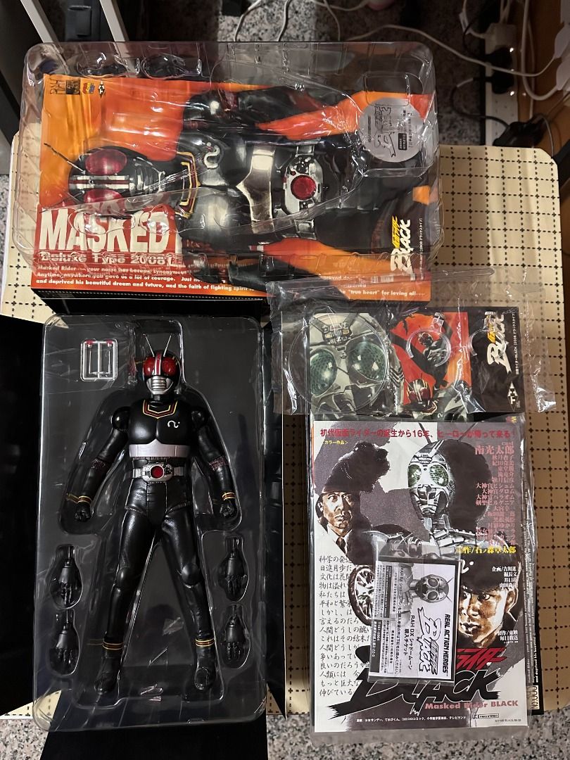 MEDICOM RAH no.393 MASKED RIDER BLACK DELUXE TYPE 2008 12吋