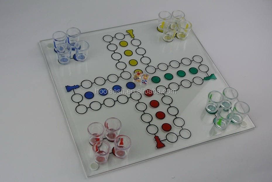 Microsoft Ludo shot glass drinking board game game (Category: Board Games & Puzzles) located in Mandaluyong City. Submitted by home_box.ae (Listing ID 1360735831, Image 3). Description: actual photo posted on hand ready to ship.