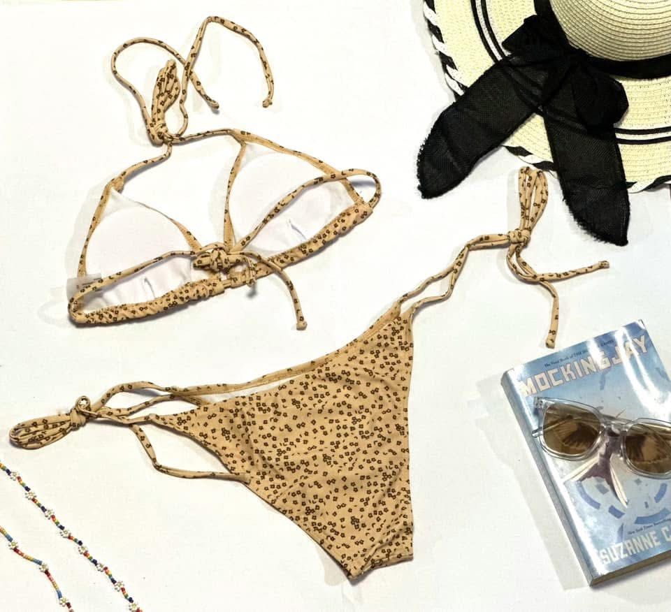 Nude Two-Piece w/ flower prints (Category: Bikinis & Swimsuits) located in Manila. Submitted by mariellie21 (Listing ID 1360759070, Image 2). Description: .