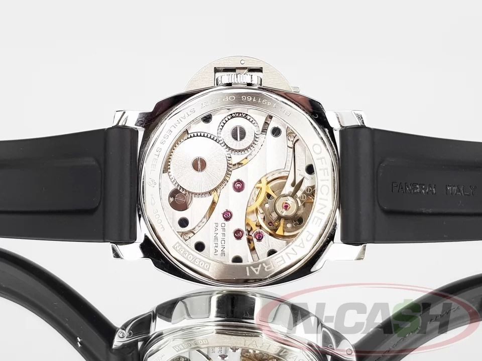 Panerai Luminor Base 44mm White Dial (Category: Luxury Watches) located in Makati City. Submitted by luxury_by_ncash_2 (Listing ID 1360764517, Image 2). Description: N-Cash Pawnshop "Instant Cash for Bags, Watches, Cars, and Electronics" https://www.ncash-pawnshop-philippines.com/ Panerai Luminor Base 44mm White Dial Ref. PAM00114 44mm Luminor case OP X manual wind movement 2013 Local AD Appearance is at least 9.5 out of 10 Watch comes complete w