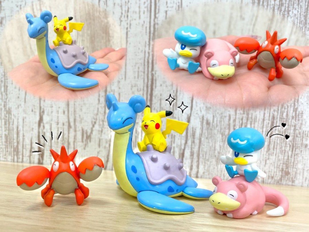 [PRE-ORDER] Tomy Pokemon Everyone's Lapras Gashapon 5-pc Set (Category: Figurines & Statues) located in Taytay. Submitted by shendoremi (Listing ID 1360784511, Image 1). Description: [PRE-ORDER] Tomy Pokemon Everyone's Lapras Gashapon 5-pc Set price: 1580php set 70% DP: 1106php set need 70% DP to secure your order Deadline: until stocks last Release: late March 2025 ETA: 3-4 months after you place your order (Slow ETA, Tentative, NO RUSH SHIPPING
