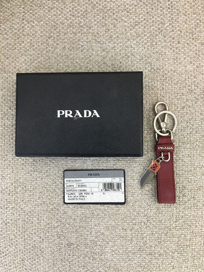 PRADA Keychain (Pre-owned Authentic) @ Brandieshoppe (Category: Luxury Accessories) located in Santa Rosa. Submitted by brandieshoppe (Listing ID 1357762732, Image 2). Description: ✅ Authentic / Original Preloved ✅ From Japan Auction ✅ Moneyback Guaranteed If Proven Fake ✅ In Excellent Condition ✅ Message Us For More Details *Open Also for Layaway Terms.