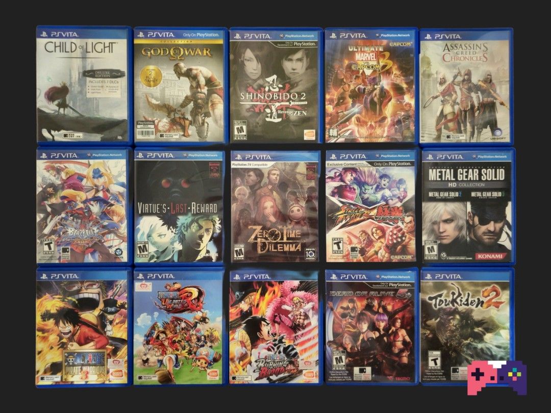 PS Vita Games (Category: PlayStation) located in Paranaque City. Submitted by john020497 (Listing ID 1360872567, Image 2). Description: For Sale: Trails of Cold Steel 1 - 2500 Trails of Cold Steel 2 - 2500 Norn 9 - 1500 Valkyrie Drive Bhikkhuni - 4000 Period - 1500 Hyperdimension Neptunia ReBirth 1 - 2500 Hyperdimension Neptunia ReBirth 2 - 3000 Hyperdimension Neptunia ReBirth 3 -3000 Odin Sphere - 4000 Sorcery Saga: The Curse Of The Great Curry 