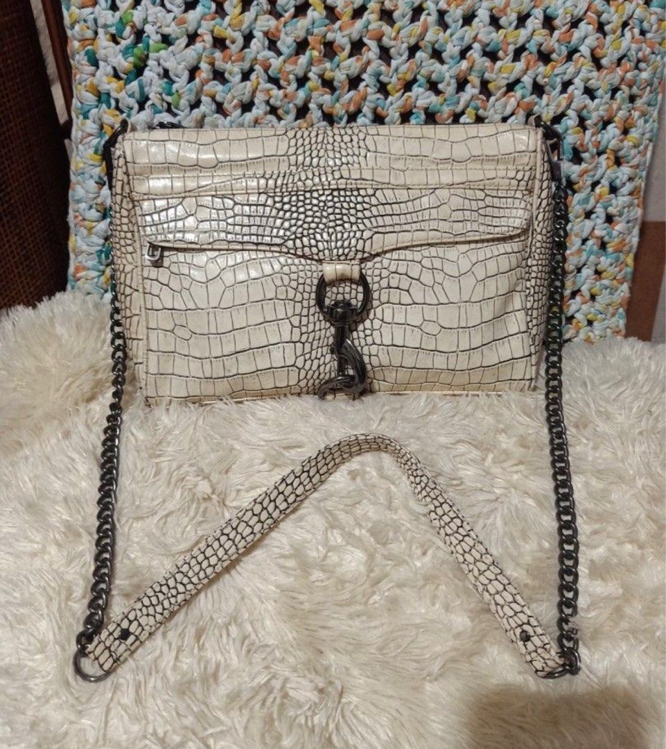REBECCA MINKOFF Croco Leather Bag (Category: Purses & Pouches) located in Muntinlupa City. Submitted by mystyle10 (Listing ID 1360779309, Image 1). Description: .
