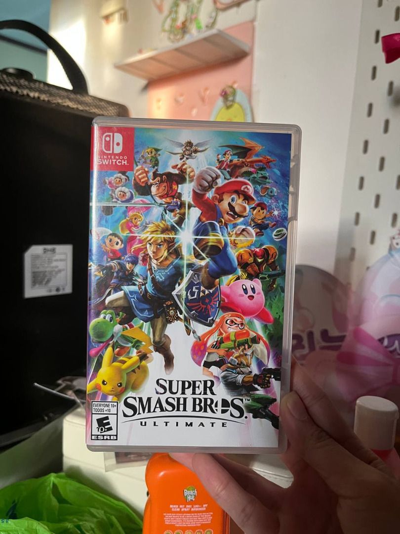 Super Smash Bros Ultimate Nintendo Switch Game (Category: Nintendo) located in Muntinlupa City. Submitted by odysseyqq (Listing ID 1360780073, Image 1). Description: Pre loved / Used / 2nd hand Original and working Nintendo switch game.