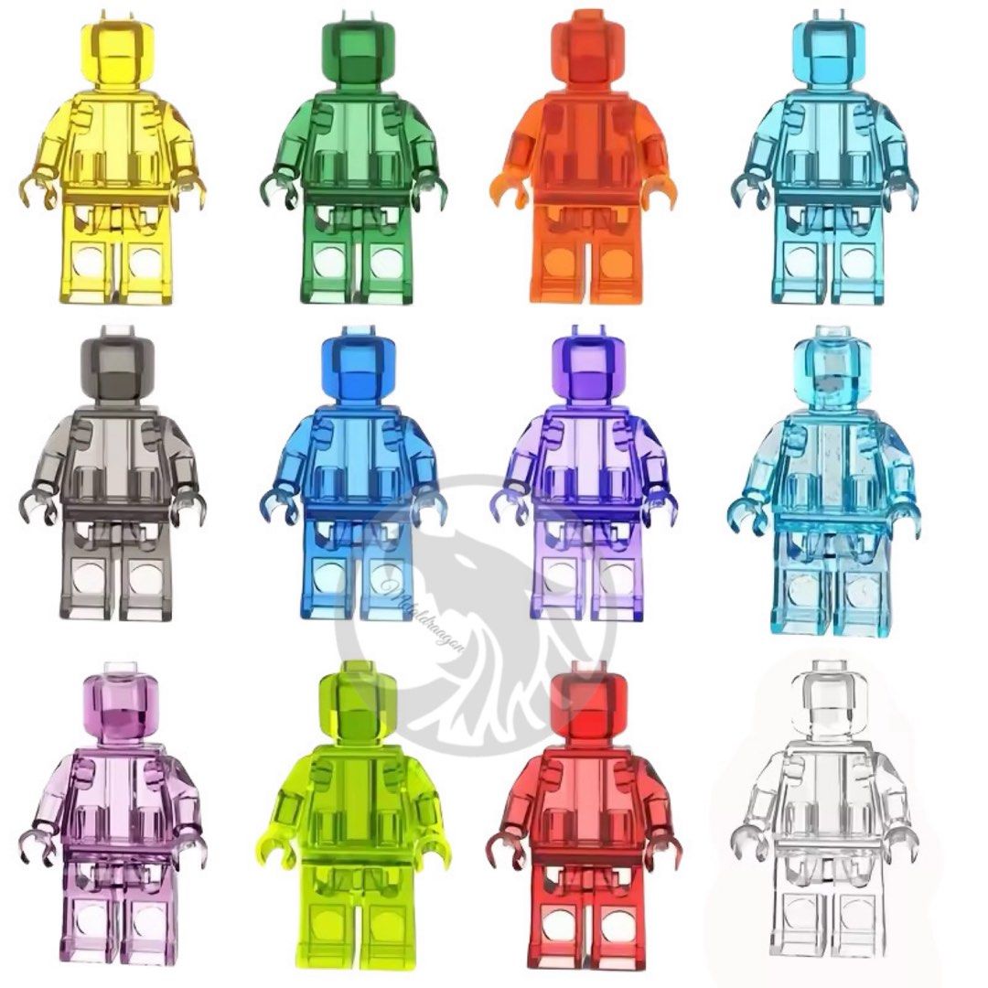 Transparent MiniFigs Minifigures (Not Lego) Custom Mini Figures ...