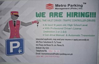 Valet Driver