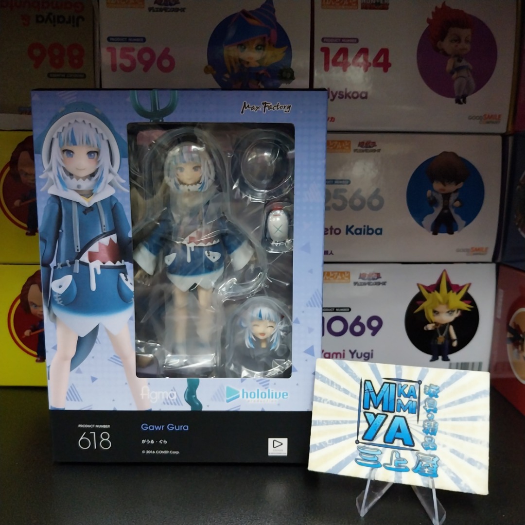 三上屋 行版現貨 Max Factory figma 618 噶嗚‧古拉 : Hololive en -Myth- 神話組 ...