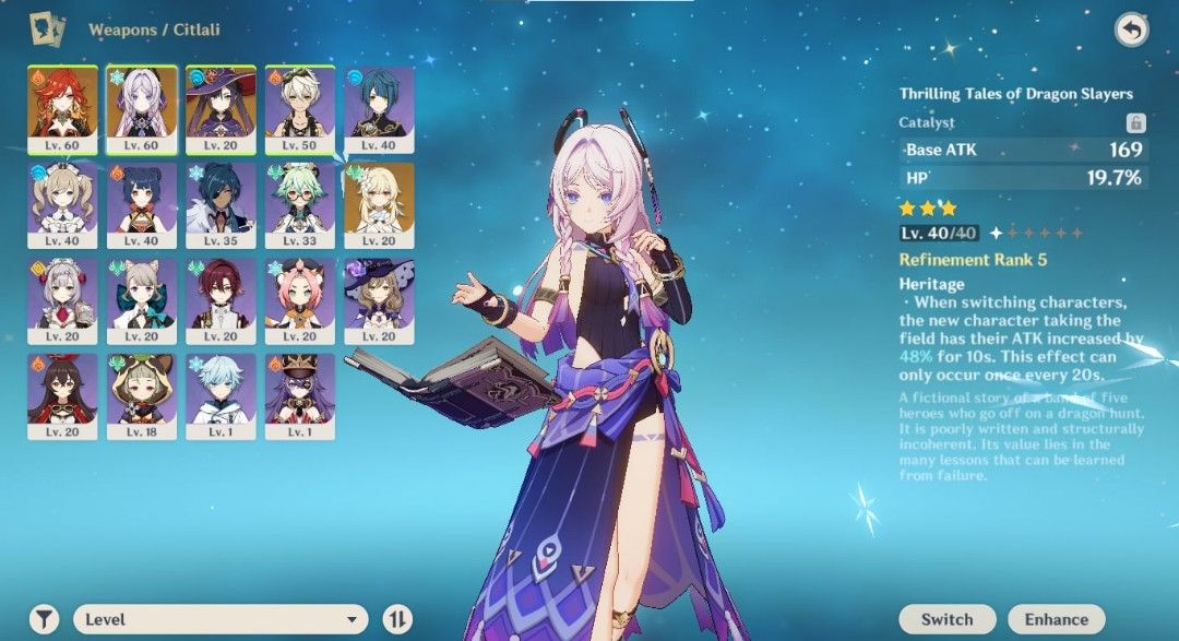 AR30 UNSET ALL MAVUIKA + CITLALI + MONA GENSHIN IMPACT STARTER ACCOUNT ...