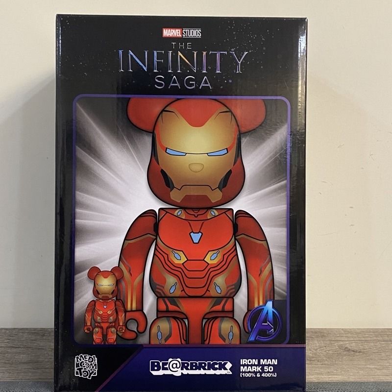 BE@RBRICK - BE@RBRICK IRON MAN RESCUE SUIT 100％&amp;400% Bearbrick x Marvel Iron Man Rescue Suit 100% & 400% Set - US