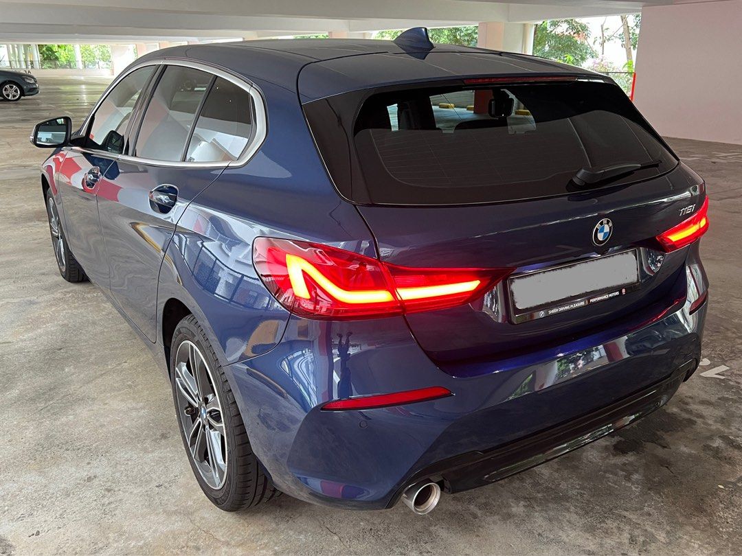 BMW 1 Series Hatchback BMW 1 Series Hatchback 1161 SPORTLINE Auto (Category: Used Cars) located in Singapore. Submitted by marcus.ma_mk (Listing ID 1361004018, Image 3). Description: Reg. Date : 29-Nov-2021 (5years+ COE left) Mileage : 15,888km Transmission: Auto Engine Cap: 1,499 CC Road Tax: $684 / year Power 80.0 kW (107 bhp) Curb Weight © 1,340 kg COE © $52,709 OMV $30,393 ARF $34,551 1 Owner 101% accident free, Original body Paint work. Pris