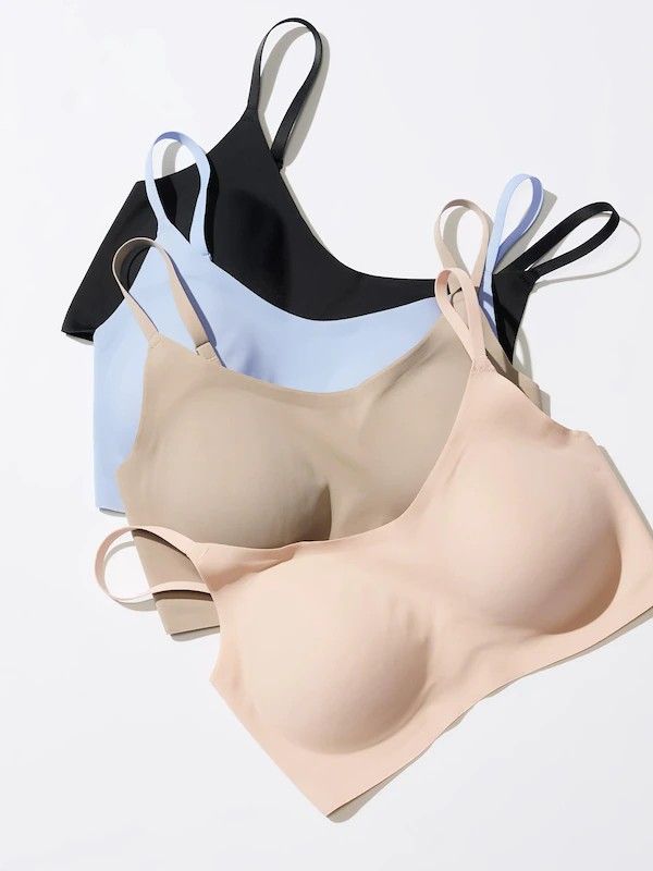 BNWT UNIQLO Wireless Bra (Relax Scoop Neck) AIRism, Women's