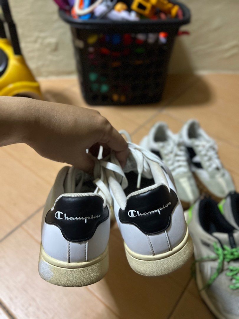 Champion shoes (Category: Sneakers) located in Bulacan. Submitted by ZanePatrick (Listing ID 1360919000, Image 3). Description: Need wash.