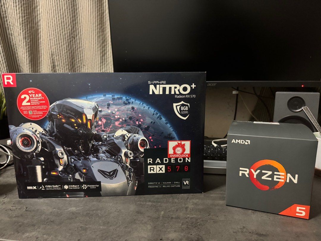 Sapphire Rx 570 Ryzen 2600 Pc Gamer Ryzen 2600 Rx 570 8gb Amd