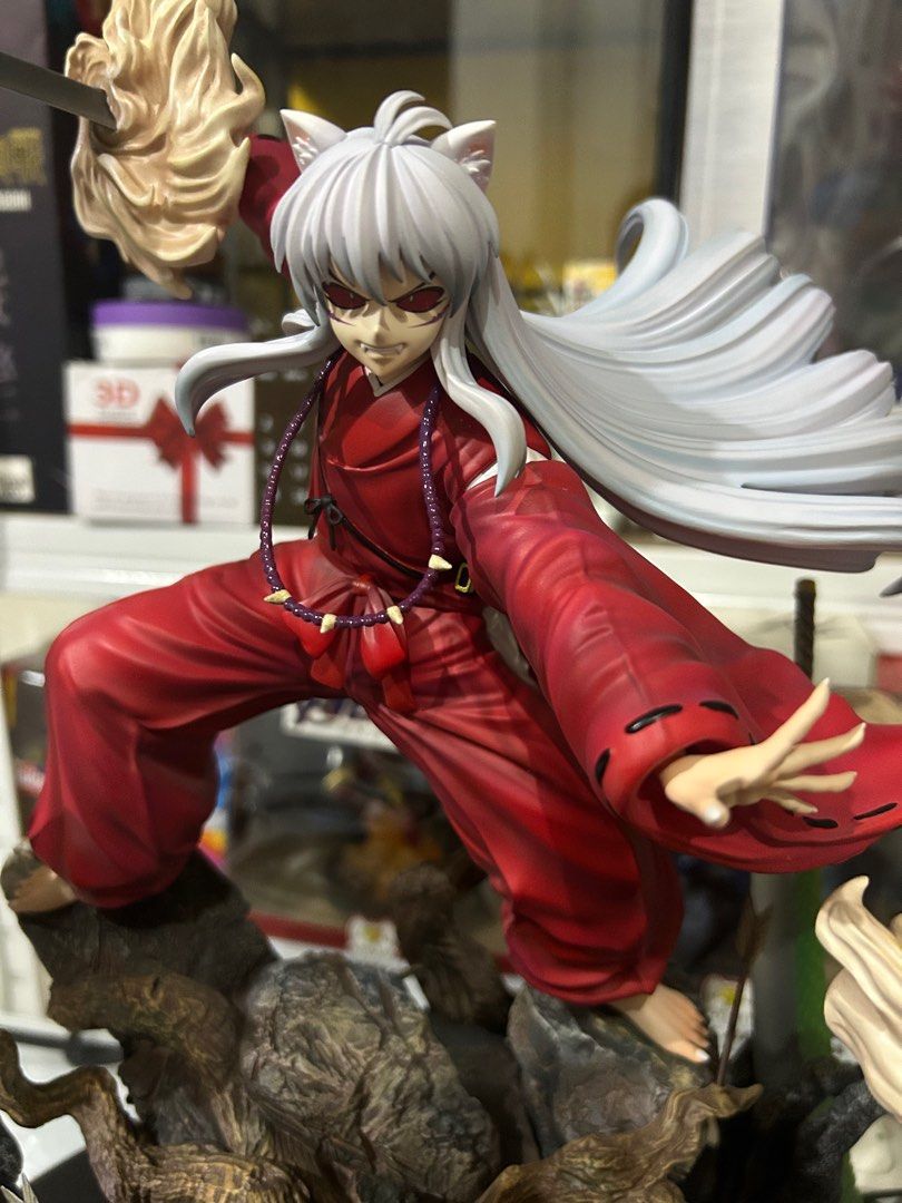 Dark King Studios 1/6 Scale Inuyasha Resin made (Category: Figurines & Statues) located in Manila. Submitted by cxtremetoy17724 (Listing ID 1361036671, Image 3). Description: Dark King Studios 1/6 Scale Iniyasha Resin made Back In Box Condition May minimal issue sa isang handle ng EXTRA sword. Lima ang swords nya.