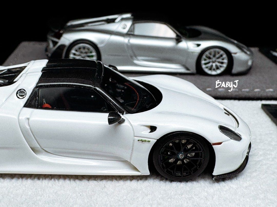 DMH x BCP 1:64 Porsche 918 Spyder Resin Model, 興趣及遊戲, 玩具