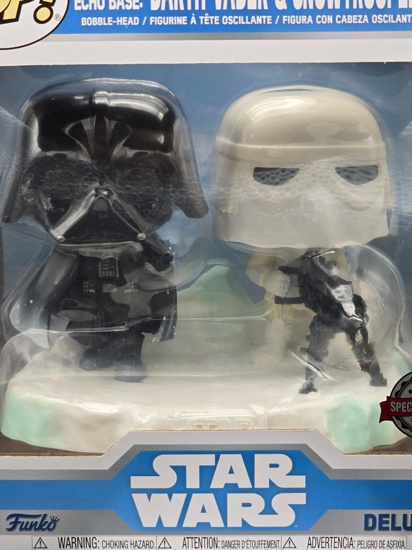 Funko Pop - Star Wars Darth Vader and Snowtrooper (Category: Designer & Blind Box Toys) located in Quezon City. Submitted by justindahan (Listing ID 1360997448, Image 2). Description: Funko Pop Star Wars 377 Darth Vader and Snowtrooper Battle at Echo Base *located in Project 8 QC *mode of payment Gcash, Maya, BPI, BDO *shipping shouldered by the buyer via grab/lalamove or LBC scheduled *additional photos can be provided *crossposted.