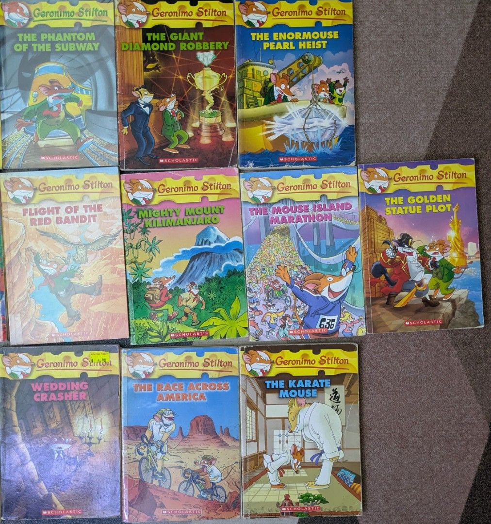 Geronimo Stilton Diary of a Wimpy Kid Books, Hobbies & Toys