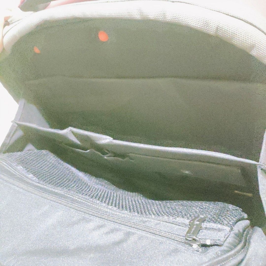 Hedgren travel/laptop bag (Category: Laptop Bags & Sleeves) located in Manila. Submitted by imperialfeline (Listing ID 1360931020, Image 3). Description: gray- red color h15.7" x w19.6 complete inclusion from hk box....