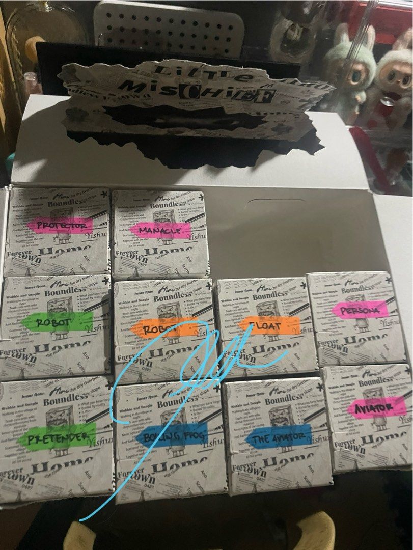 Hirono little mischief (Category: Designer & Blind Box Toys) located in Manila. Submitted by xandernick (Listing ID 1361025256, Image 1). Description: For sale Hirono Little mischief Below SRP 500 each 500 each 500 each ( FOR TAKE ALL) Willing po mag cater ng may host sa hatian RFS Need fundings pang chemo ng kapatid Stamesa/sampaloc meetup Lalamove COD or LBC outside metro manila.