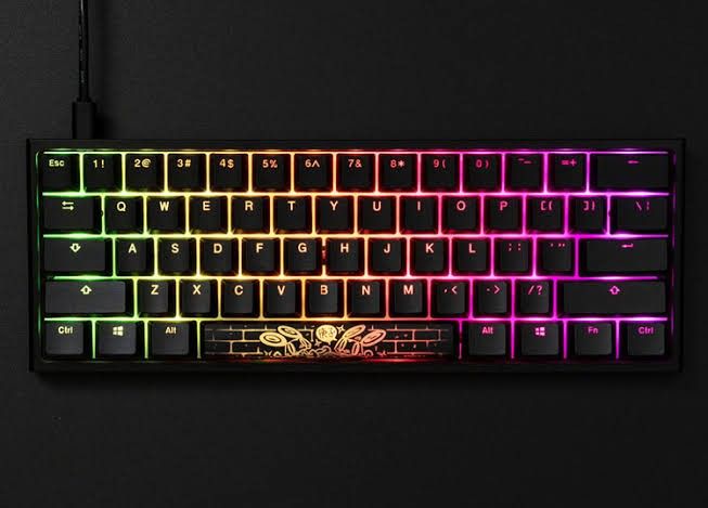 HyperX x Ducky Limited Edition One 2 Mini (Category: Computer Keyboard) located in Caloocan City. Submitted by sofycetoys (Listing ID 1361024870, Image 2). Description: HyperX x Ducky First release 60% Collaboration Keyboard. -First Collab two tone Red and Black body limited to only 3700 units -Second Collab all black body HyperX's Red linear switches combined with Ducky's custom double-shot PBT. 10 RGB lighting modes that can be cycled through b