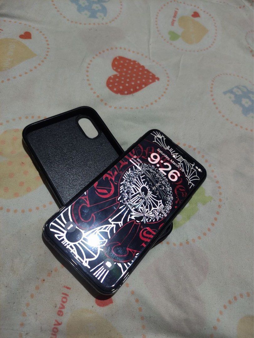 Iphone X 256gb (Category: iPhone X Series) located in Manila. Submitted by oliverosjo93899 (Listing ID 1361002803, Image 2). Description: Iphone X Black 256gb FU J/A Makinis pa pati back glass No true tone No face id 61 bh pero makunat pa Unit | Case Meet up para ma check sa personal.