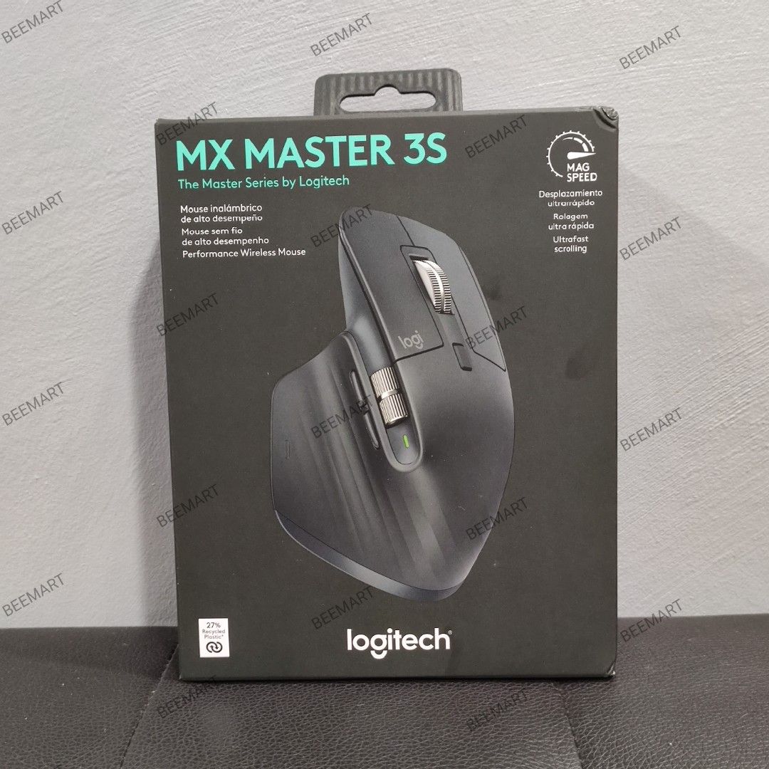 Logitech MX Master 3S Wireless Performance Mouse with Ultra-fast Scrolling, Ergo, 8K DPI (Category: Mouse & Mousepads) located in Cabuyao City. Submitted by beemartshop (Listing ID 1360896049, Image 1). Description: ORIGINAL • BRANDNEW • AUTHENTIC PRICE: ₱4,999.00 LOCATION: 📍 BEEMART PH PULO CABUYAO LAGUNA ℹ️This is the second Marketplace Page of BEEMART ___________________________________________ ITEM DESCRIPTION: *Any-surface tracking - now 8K