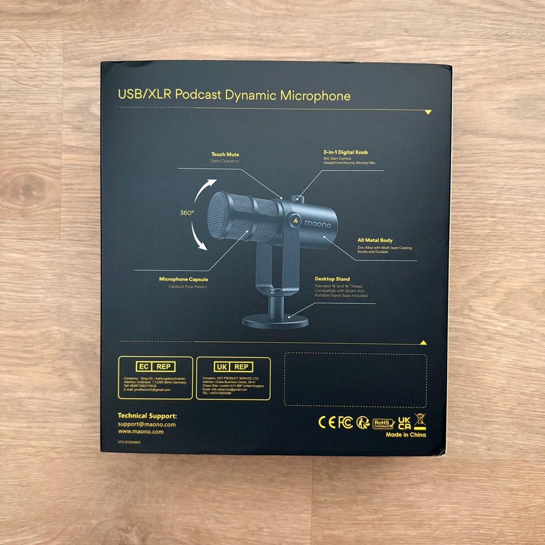 Maono PD400X Professional Podcast Dynamic Microphone USB/XLR Dual Mode Mic for PC,Phone,Live Streaming,Podcasting,Recording62863111129987111