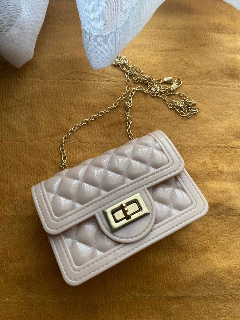 Micro bag - Nude Pink with Gold Chain (Category: Purses & Pouches) located in Las Pinas. Submitted by _chic (Listing ID 1360983724, Image 3). Description: Micro bag / purse .