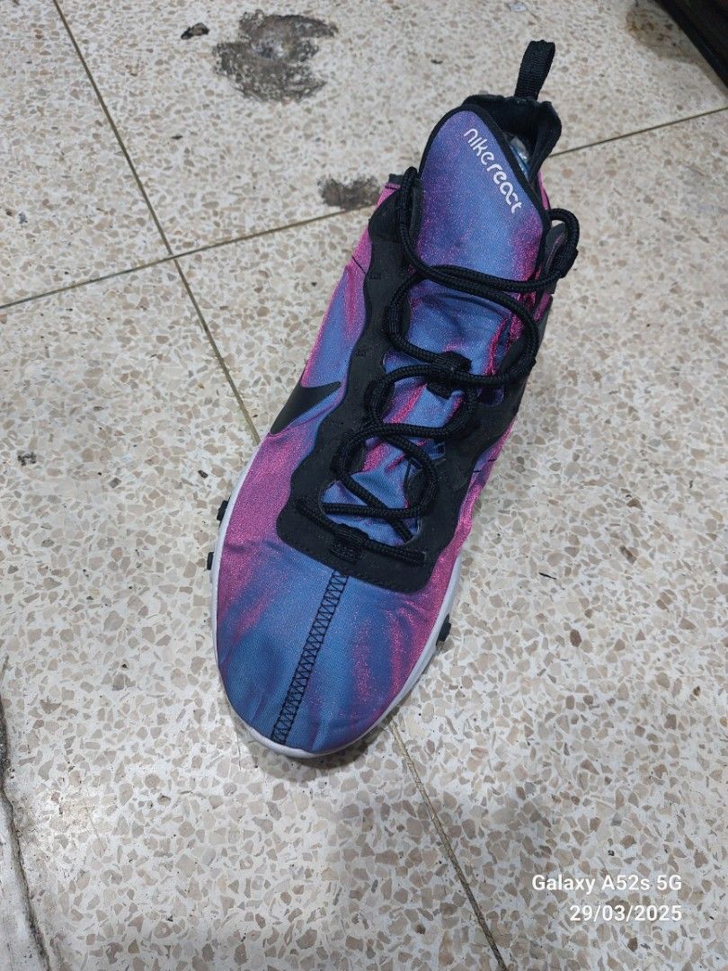 Nike React Element 55 PRM Premium 'Sunset' Men's Sneakers(11 US) (Category: Sneakers) located in Baguio. Submitted by brand_master (Listing ID 1360988761, Image 3). Description: Authentic Nike React Element 55 PRM Premium 'Sunset' Men's Sneakers Size 11 US/29 cm/45 Europe Slightly used Thick outsole No box In excellent condition.