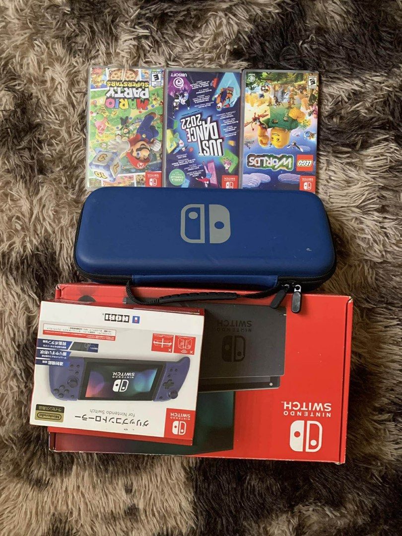 Nintendo Switch W/ Hardcase and Split Pad Pro (Category: Nintendo) located in Muntinlupa City. Submitted by coolthrifto (Listing ID 1360899676, Image 1). Description: Nintendo Switch With Hardcase and Extra split pad pro worth 2k for controller and worth 17-17.5k bnew for the main console w controller and hardcase worth 795 ALMOST BNEW ONLY ISSUE SEEN ON PICTURE ON NINTENDO CAN BE FIXED Slightly Negotiable .
