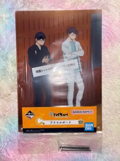 oikage acrylic board haikyuu ichiban kuji 10th anniv oikawa kageyama