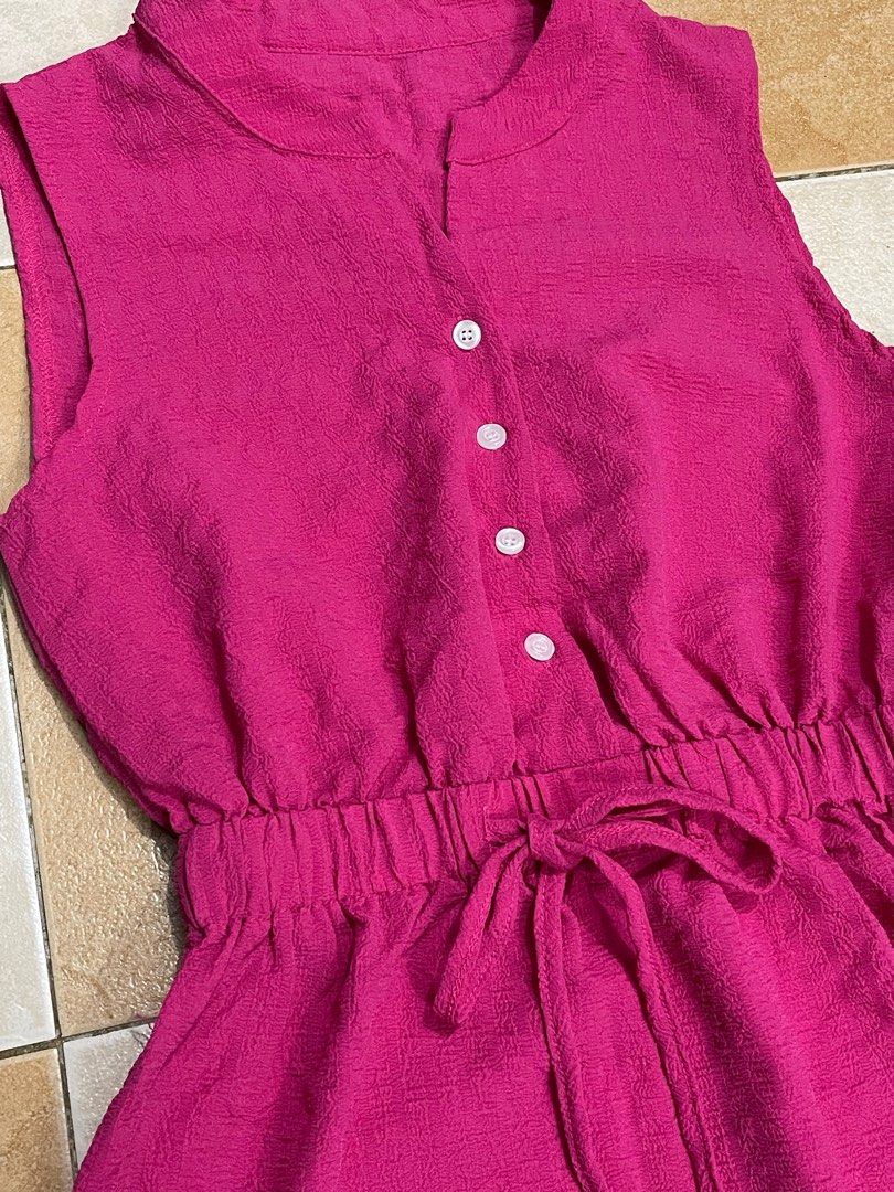 Pink dress (Category: Dresses) located in Manila. Submitted by k_decluttering (Listing ID 1360941697, Image 3). Description: Size: S - semi M.
