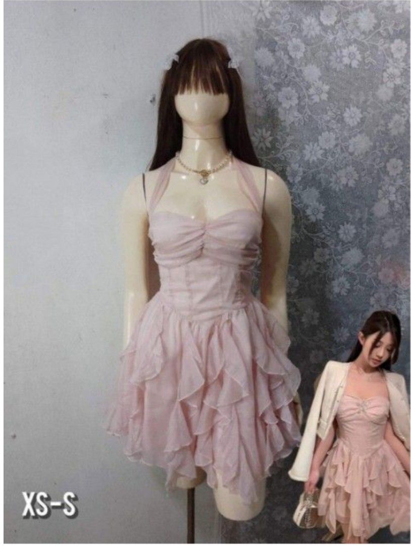 Pink Coquette Dress (Category: Dresses) located in Munoz. Submitted by jaydump (Listing ID 1361007837, Image 1). Description: mop: maya mod: j&t/lalamove.