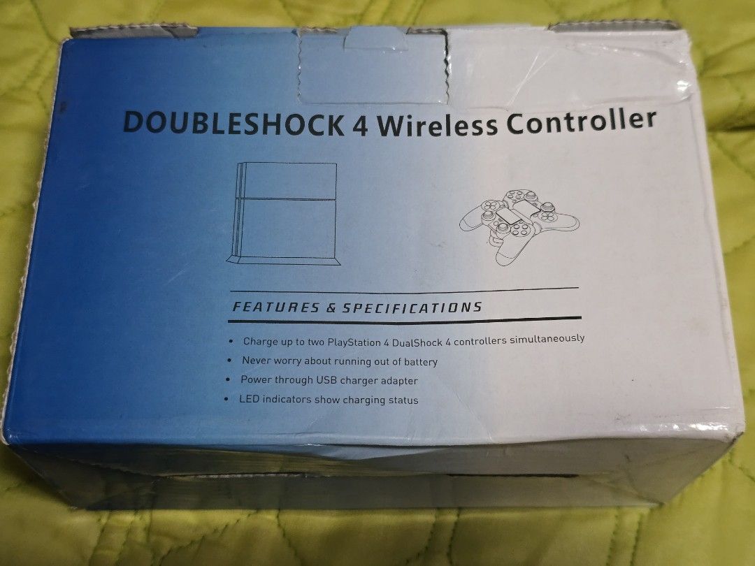 Playstation 4 Controller Class A Blue PS4 Console Detected, QC Location (Category: Controllers) located in Quezon City. Submitted by gabs_a (Listing ID 1361021787, Image 2). Description: Controller Brand: Generic Class A Model: Double Shock 4 Wireless Controller Color: Blue No Stick Drift, All Buttons Working PS4 Console Detected Comes with: Box Platic Tray Manual Note: - As the difference between camera and computer display, there is a discrepan