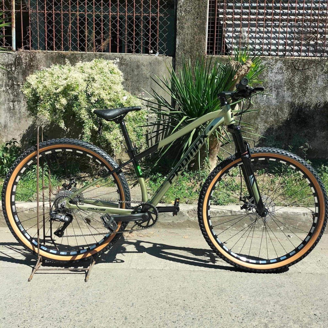 PROMAX PM18 2024 1x9 MECHANICAL (Category: Bicycles) located in Marikina City. Submitted by keionlines85428 (Listing ID 1360928473, Image 3). Description: PROMAX PM18 2024 1x9 MECHANICAL ❗27.5▪️₱6,700 | FREE ASSEMBLE ❗29er▪️₱6,900 | FREE ASSEMBLE Quick Specs: •PROMAX PM18 size (M)(S) Alloy Frame •Internal Cabling •Ragusa Pioneer Alloy Stem •9 Speed (1x9) •Promax Double wall Reflectorized Alloy Rims 27.5 •SKIN WALL Tires •LTW00 A5 Shifter •RD LTW0