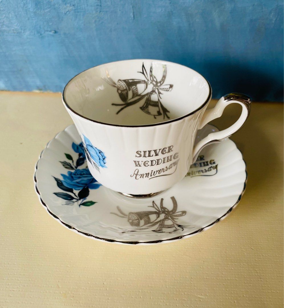Royal Stafford silver wedding (Category: Coffee & Tea Tableware) located in Dapitan. Submitted by clarisasan19348 (Listing ID 1360945151, Image 2). Description: 3pcs available.