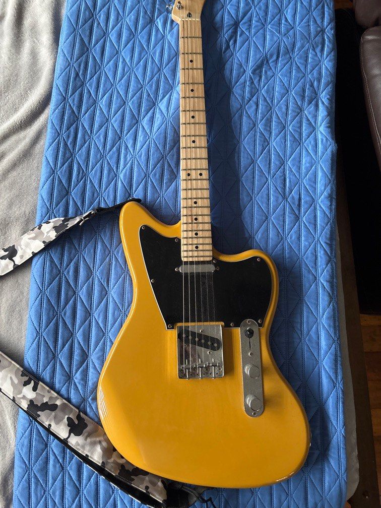 Squier Paranormal Offset Telecaster (Category: Musical Instruments) located in Pasig City. Submitted by carlosfarrales (Listing ID 1360934718, Image 1). Description: Practically new guitar, electronics working like brand new. No problems at all. (Available for Swap).
