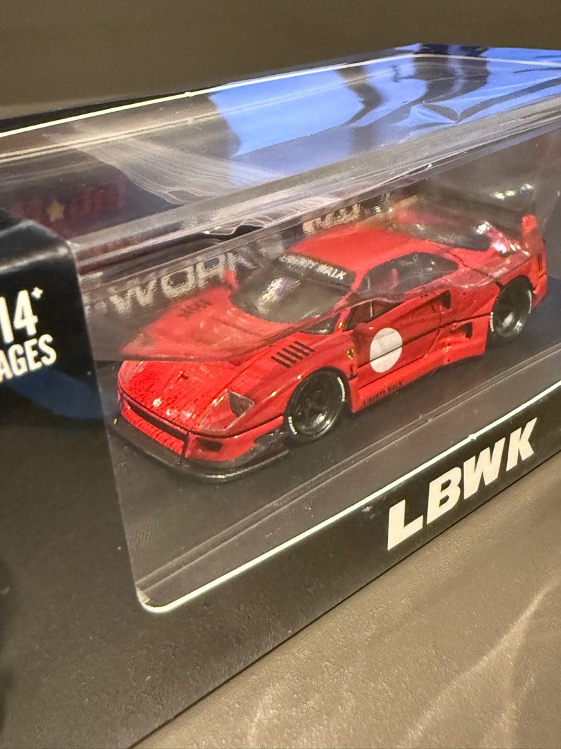 Star Model 1:64 Ferrari F40 LBWK Wide Body Alloy Die-Cast Sport Vehicle ...