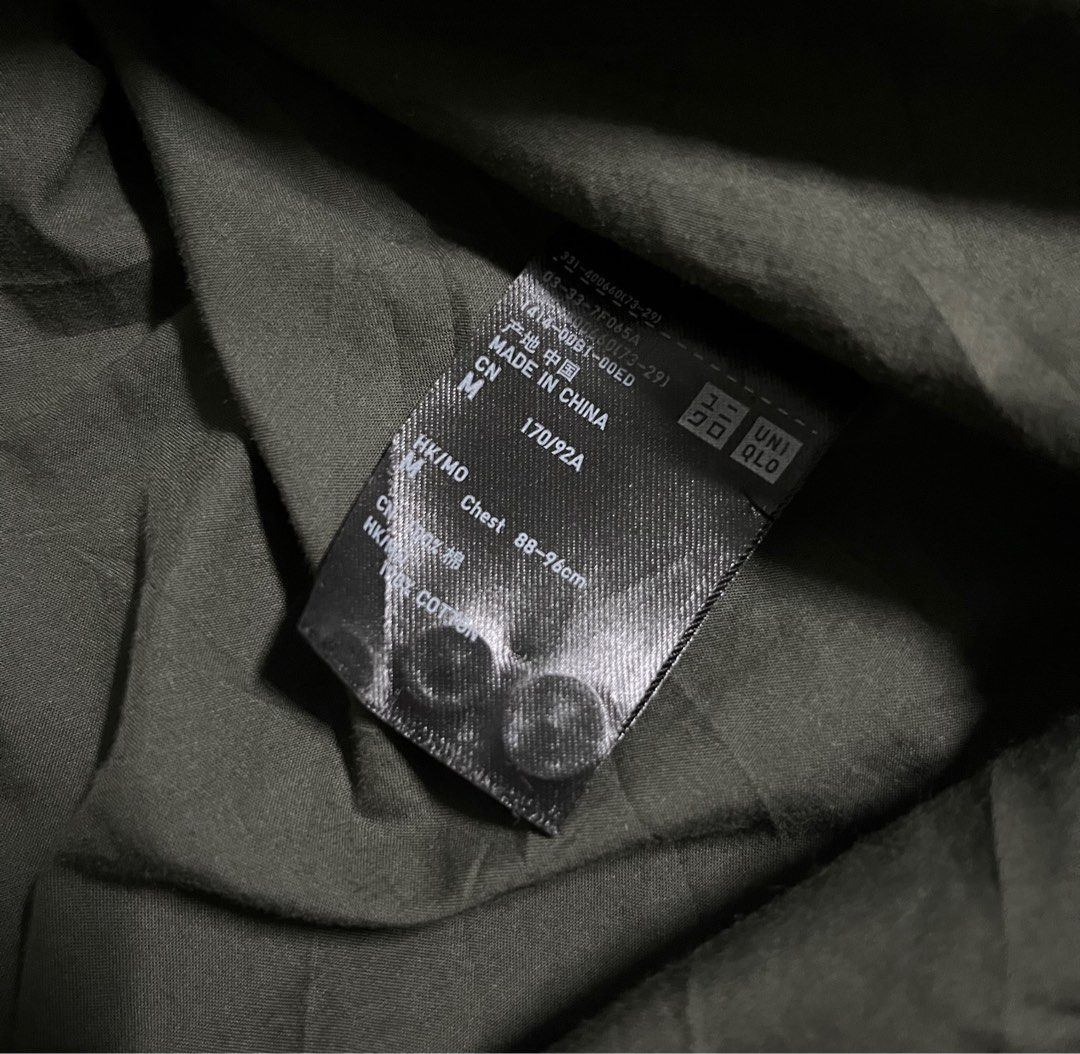 Uniqlo | Polo Buttons Down | Chinese Collar (Category: Formal Shirts) located in Silay City. Submitted by strangefindsph (Listing ID 1360929679, Image 3). Description: Size Medium On Tag 🏷️ Dimes L 28 | W 21 Excellent Condition Color - Battle Green Ship Via JNT Gcash Payment Always Open To Negotiate .