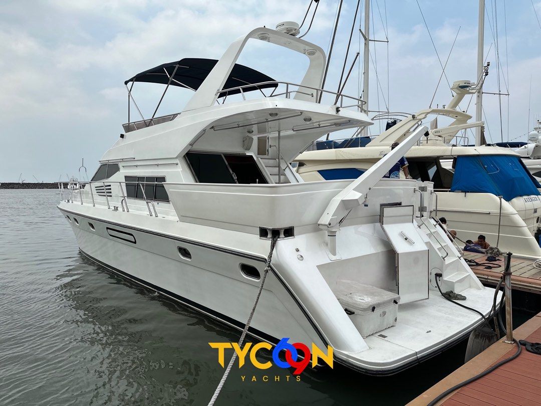 VITECH MARINE 60 FT YACHT (Category: Boats and Aircrafts) located in Pasig City. Submitted by tycoon.cars (Listing ID 1360936885, Image 1). Description: FOR SALE Vitech Marine, Taiwan 60 Footer 1994 Model Twin Perkins Engine 3 Cabins 2 T&B MESSAGE FOR INQUIRIES 📩.