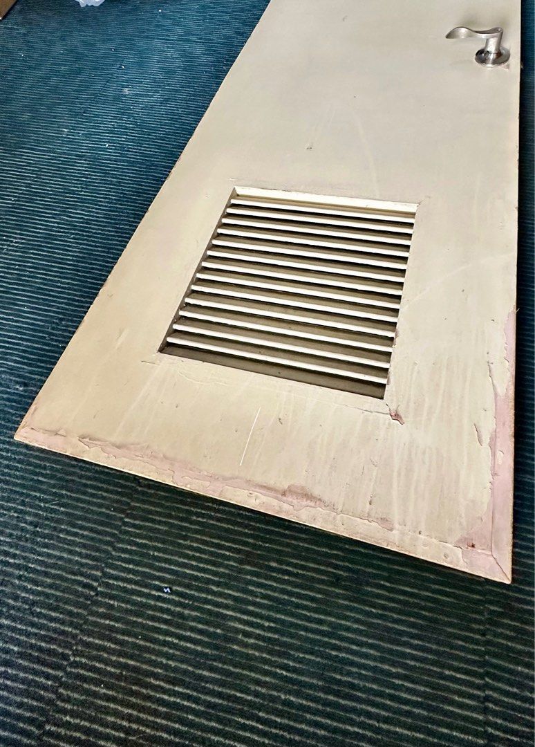 Wood bathroom door (Category: Locks, Doors & Gates) located in Quezon City. Submitted by littleliv (Listing ID 1360923516, Image 3). Description: 210 x 70 x 4.2 cms Wooden, heavy, original from condo With non working door knob included With 2 hooks Pick up along Commonwealth Ave, Quezon city.